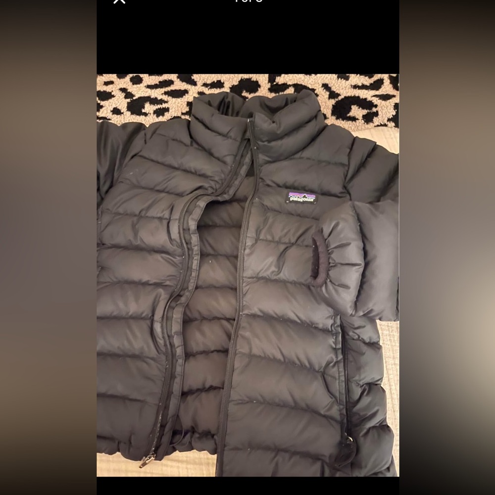Patagonia Black girls  Jacket Sz Small
